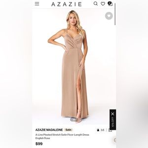 AZAZIE MADALEINE Satin dress